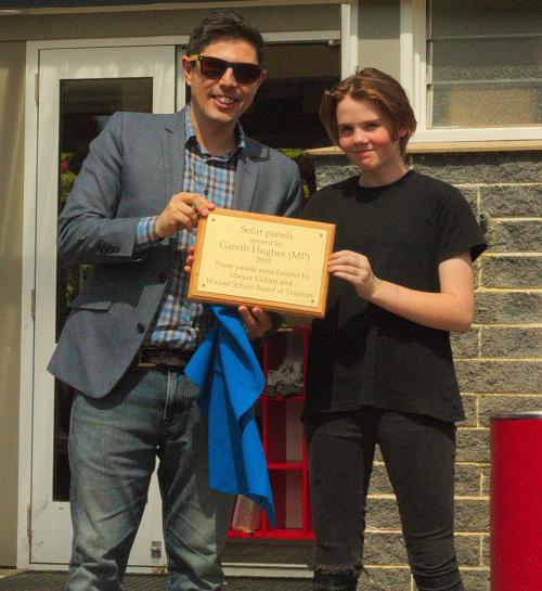 Waitati School Gareth Hughes Plaque 2