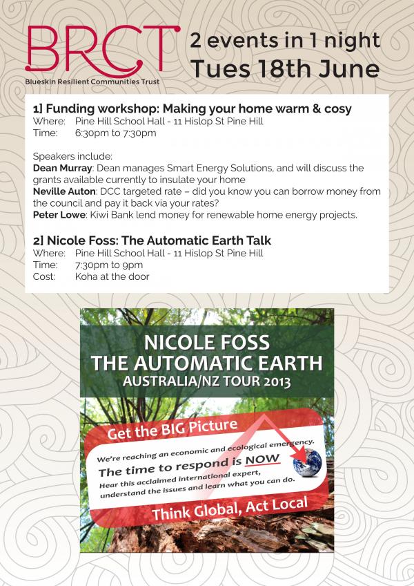 Nicole Foss 18th June 2013 event